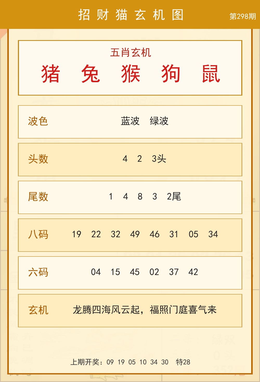 招财猫玄机图